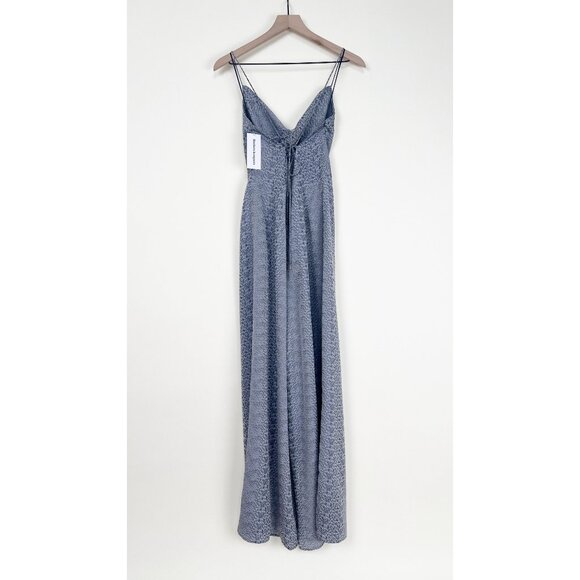 New Finders Keepers Pantsuit Jumpsuit Wide Flare Leg Cowl Neck Wedding Guest - Picture 13 of 16